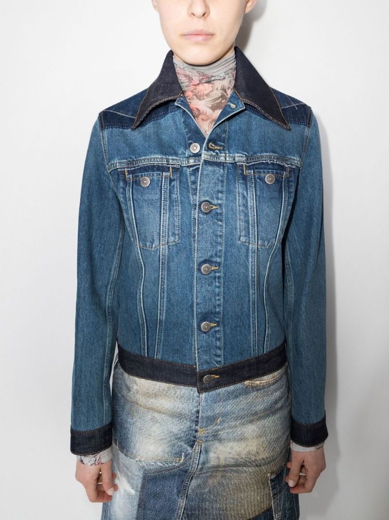 Two Tone Denim Jacket