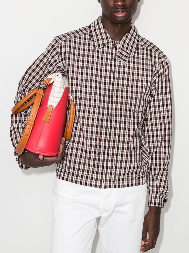 Checked Cotton Jacket