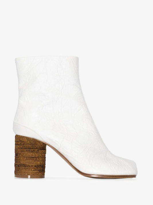 White Tabi 80 Ankle Boots