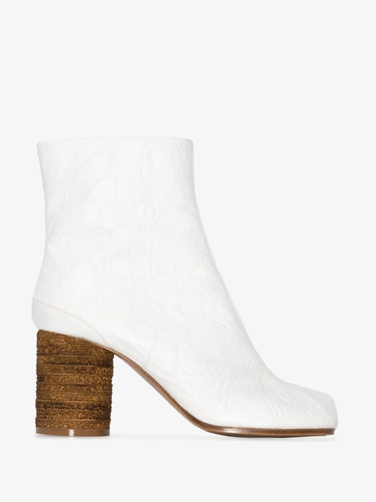 White Tabi 80 Ankle Boots