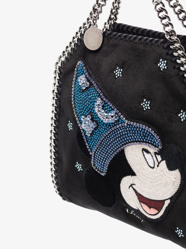 Black Fallabella Tiny Fantasia Mickey Cross Body Bag