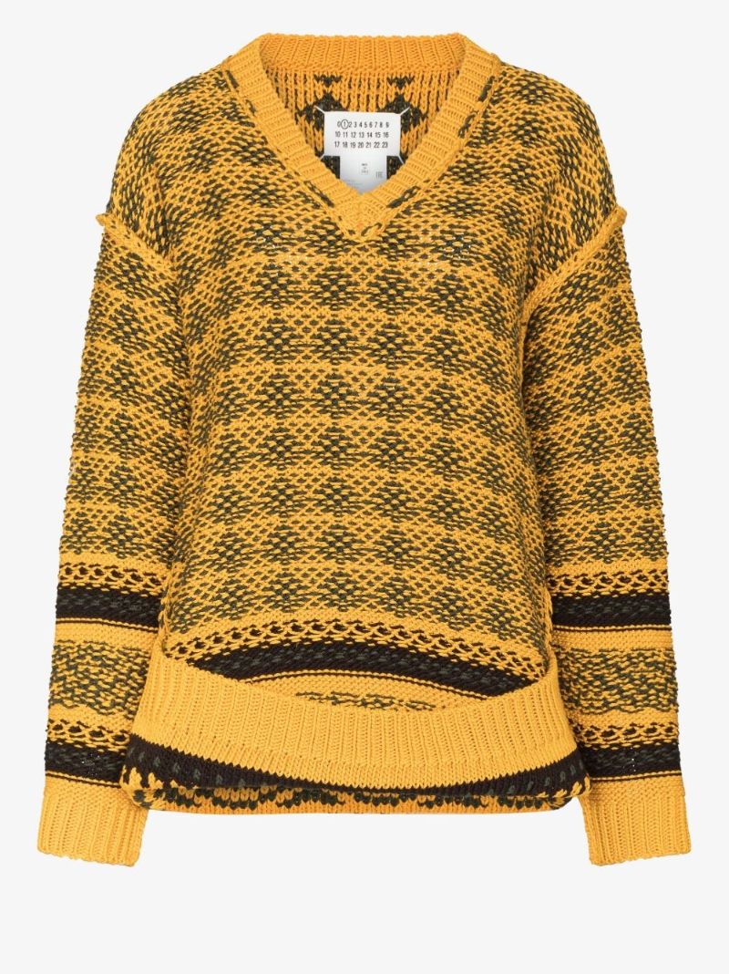Jacquard Knit Sweater