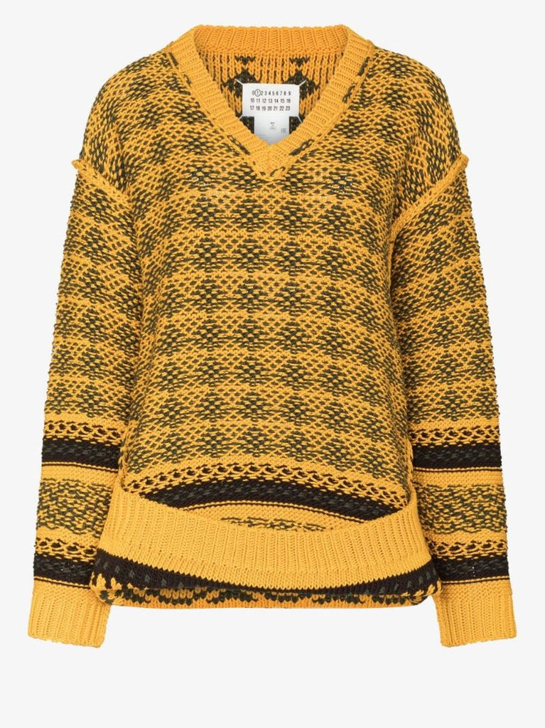 Jacquard Knit Sweater