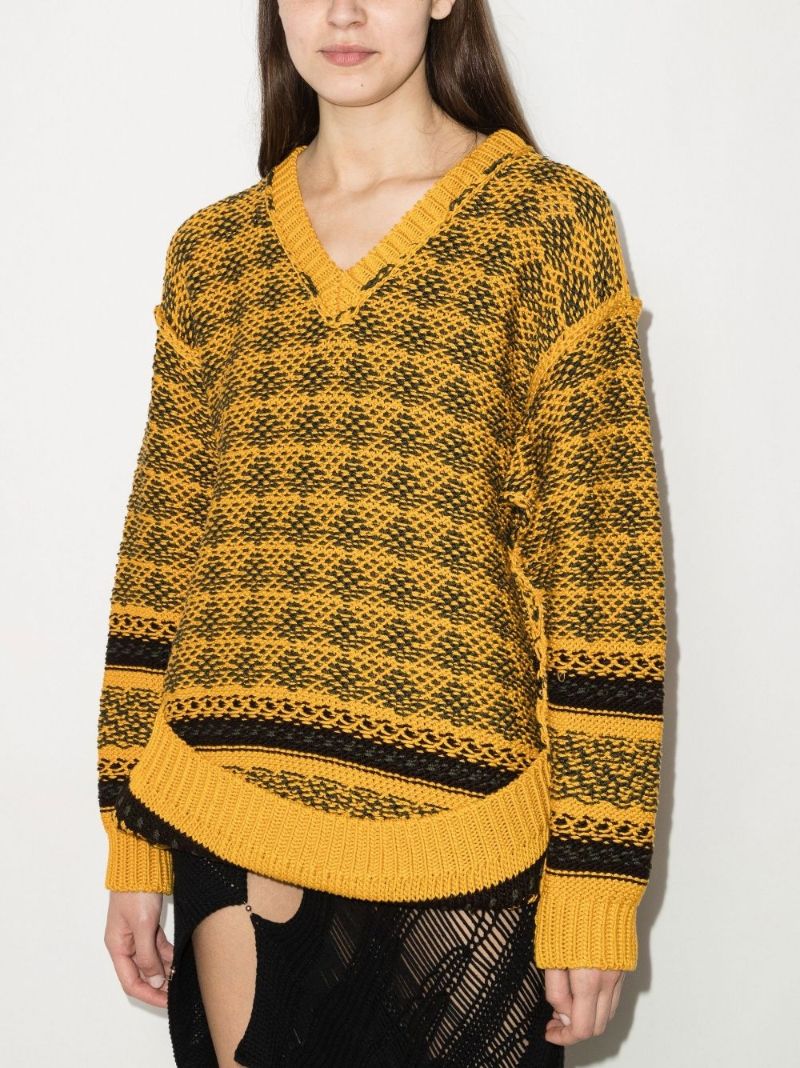 Jacquard Knit Sweater