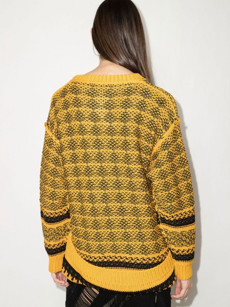 Jacquard Knit Sweater