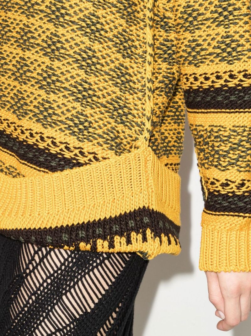 Jacquard Knit Sweater