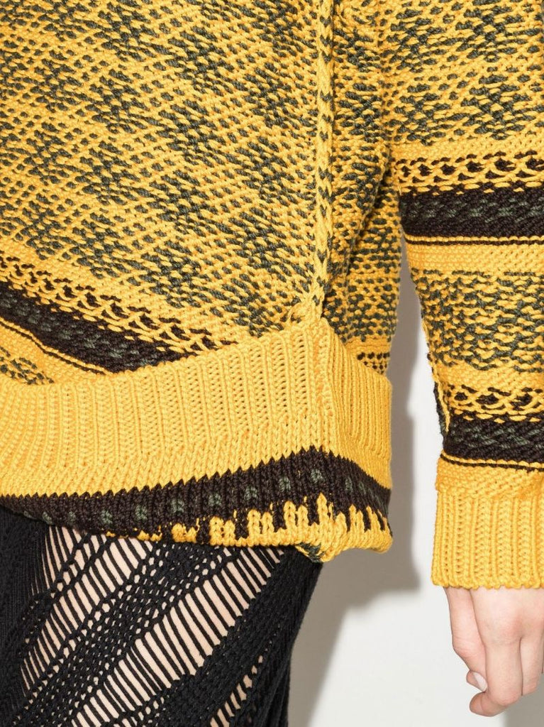 Jacquard Knit Sweater