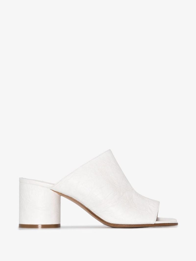 White Tabi 80 Leather Mules
