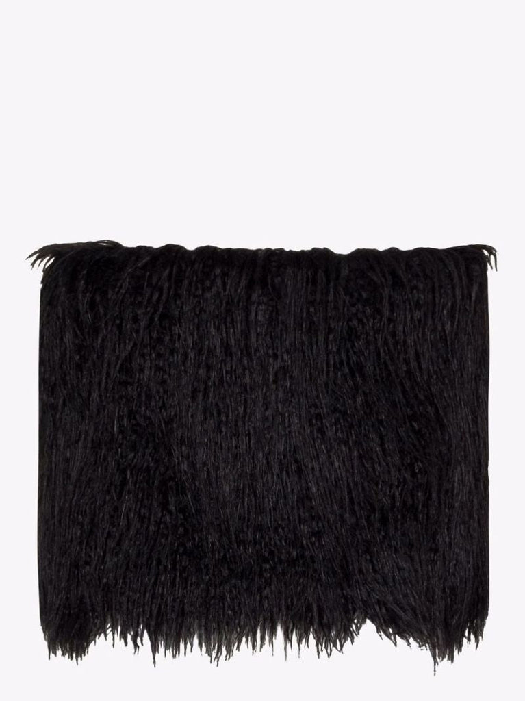 Faux-shearling Mini Skirt