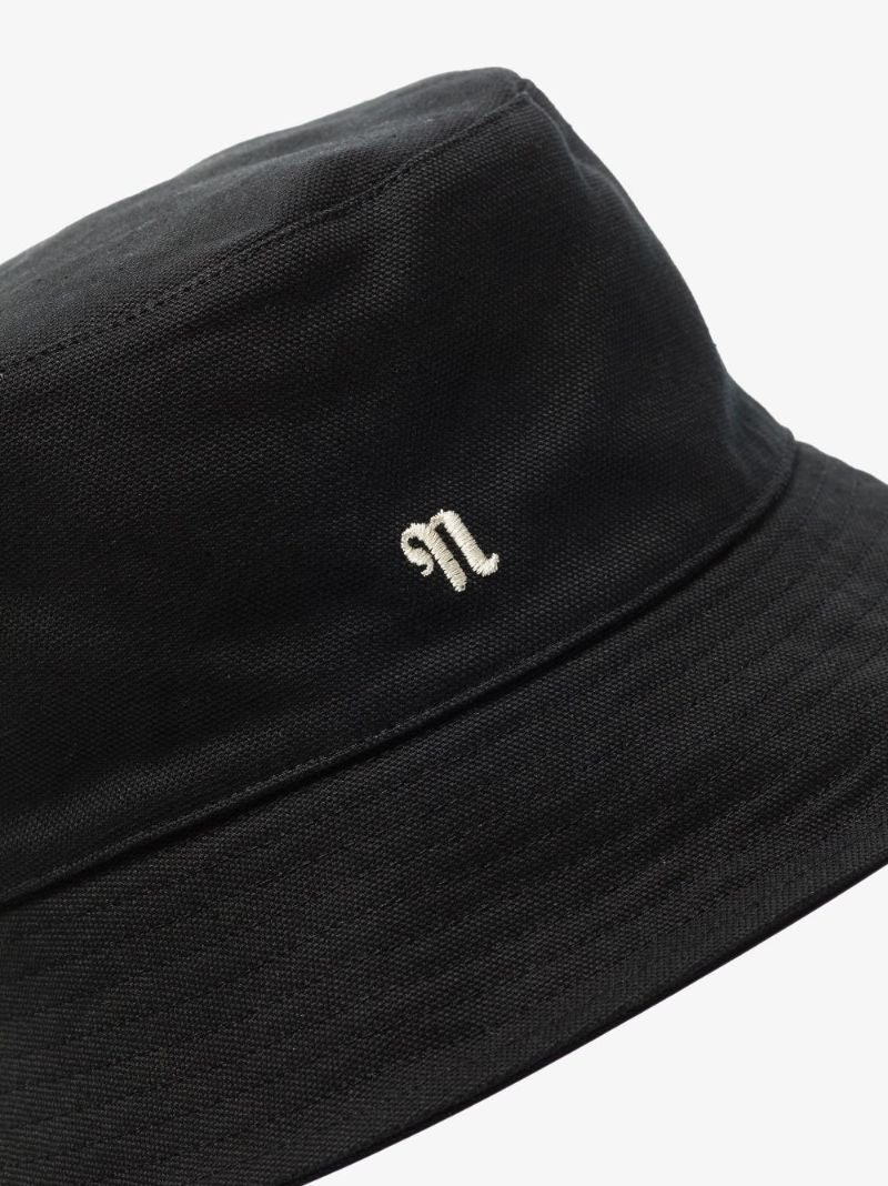 Black Caran Cotton Bucket Hat