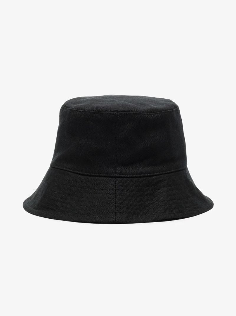 Black Caran Cotton Bucket Hat