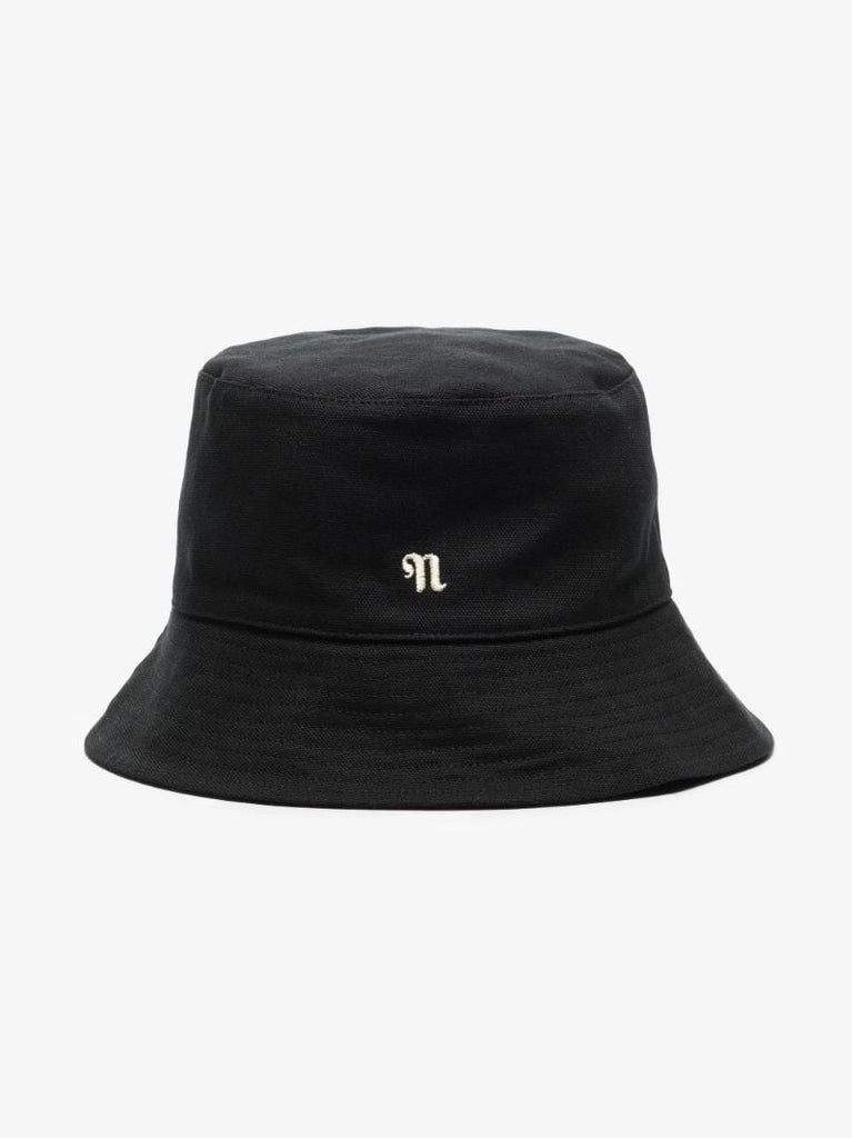 Black Caran Cotton Bucket Hat