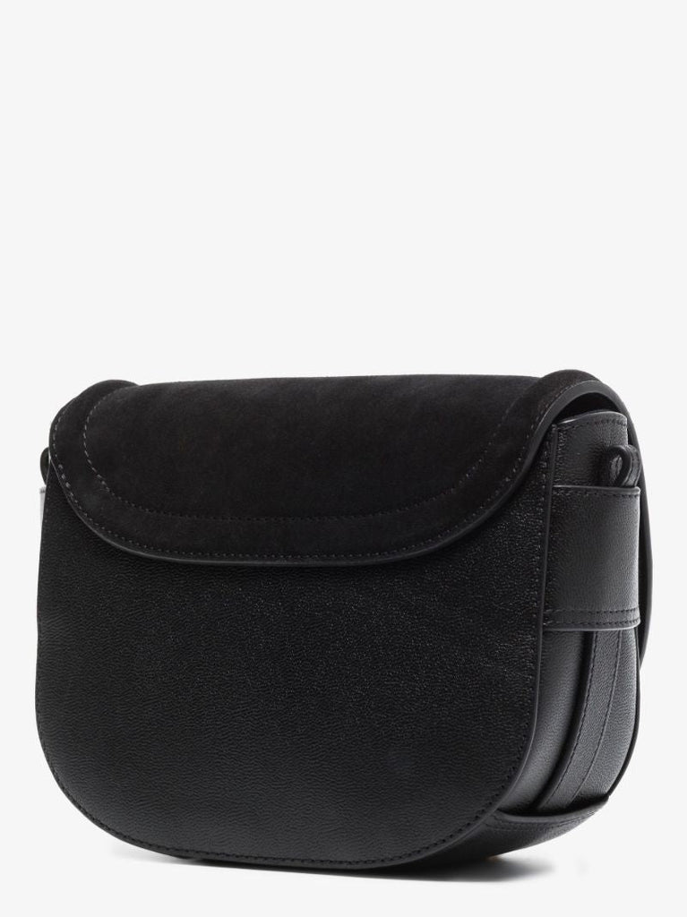 Black Mara Leather Cross Body Bag