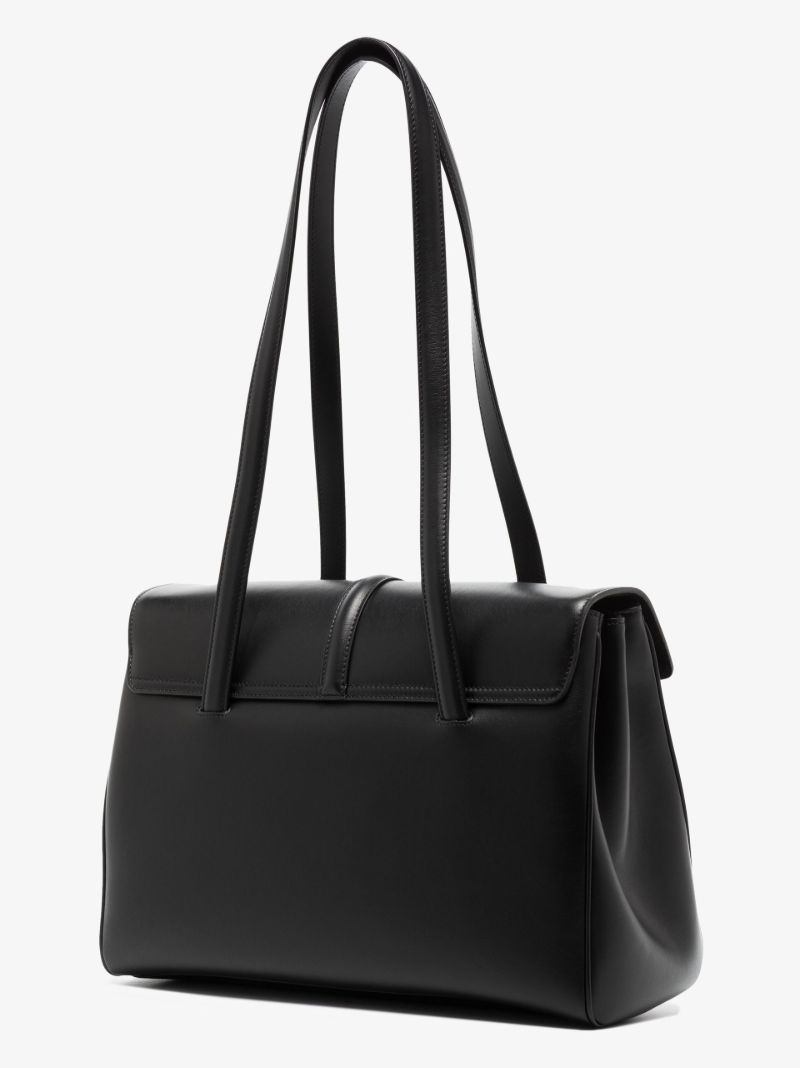 Black Medium Soft 16 Leather Bag