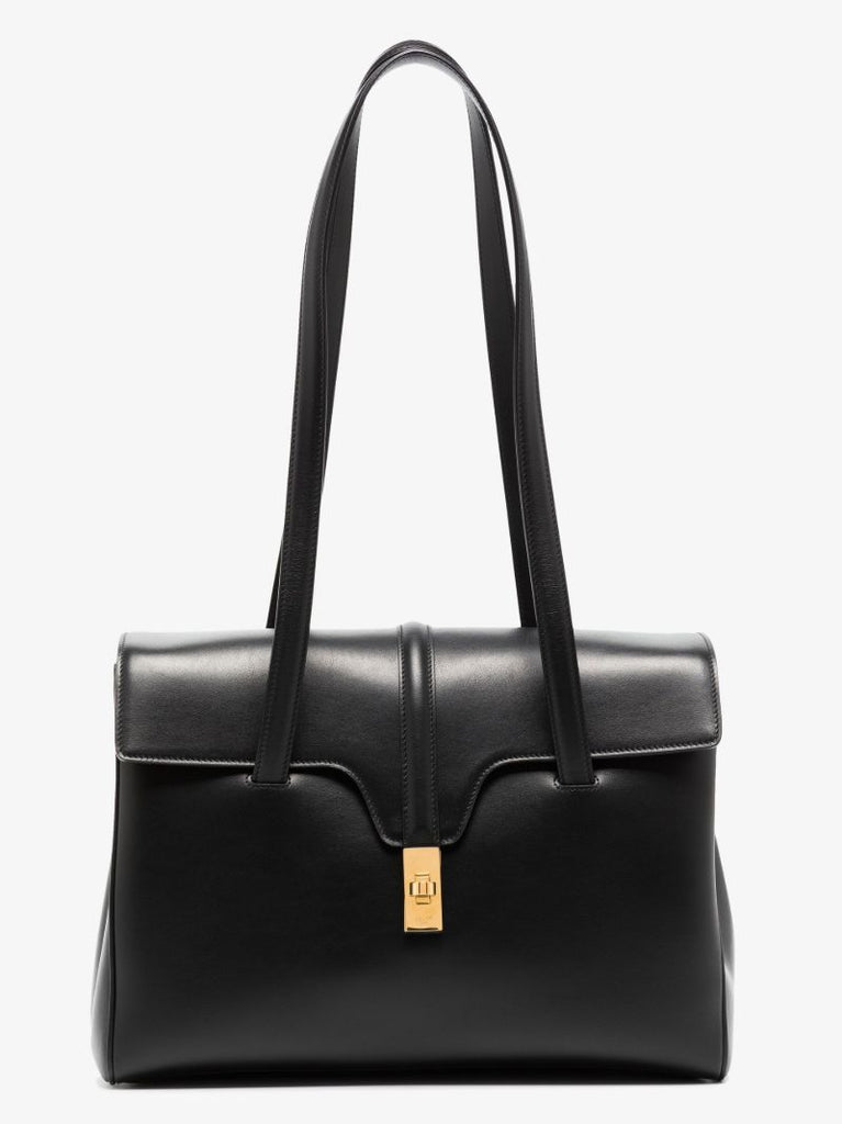 Black Medium Soft 16 Leather Bag