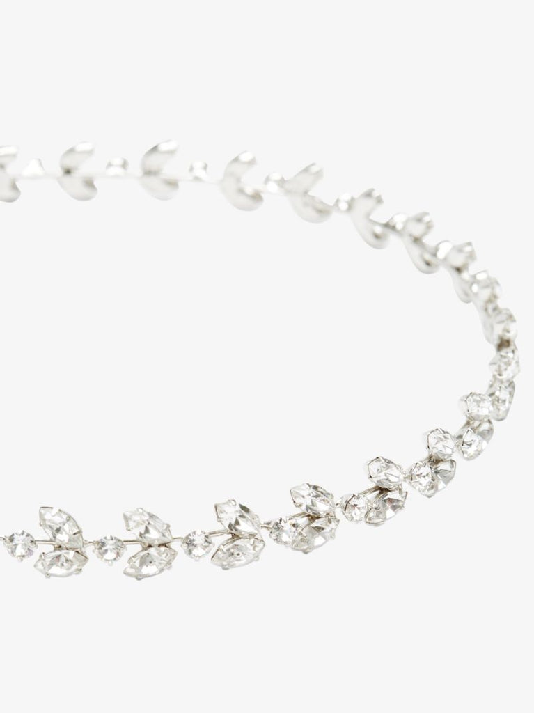 Silver Tone Roselyn Crystal Headband