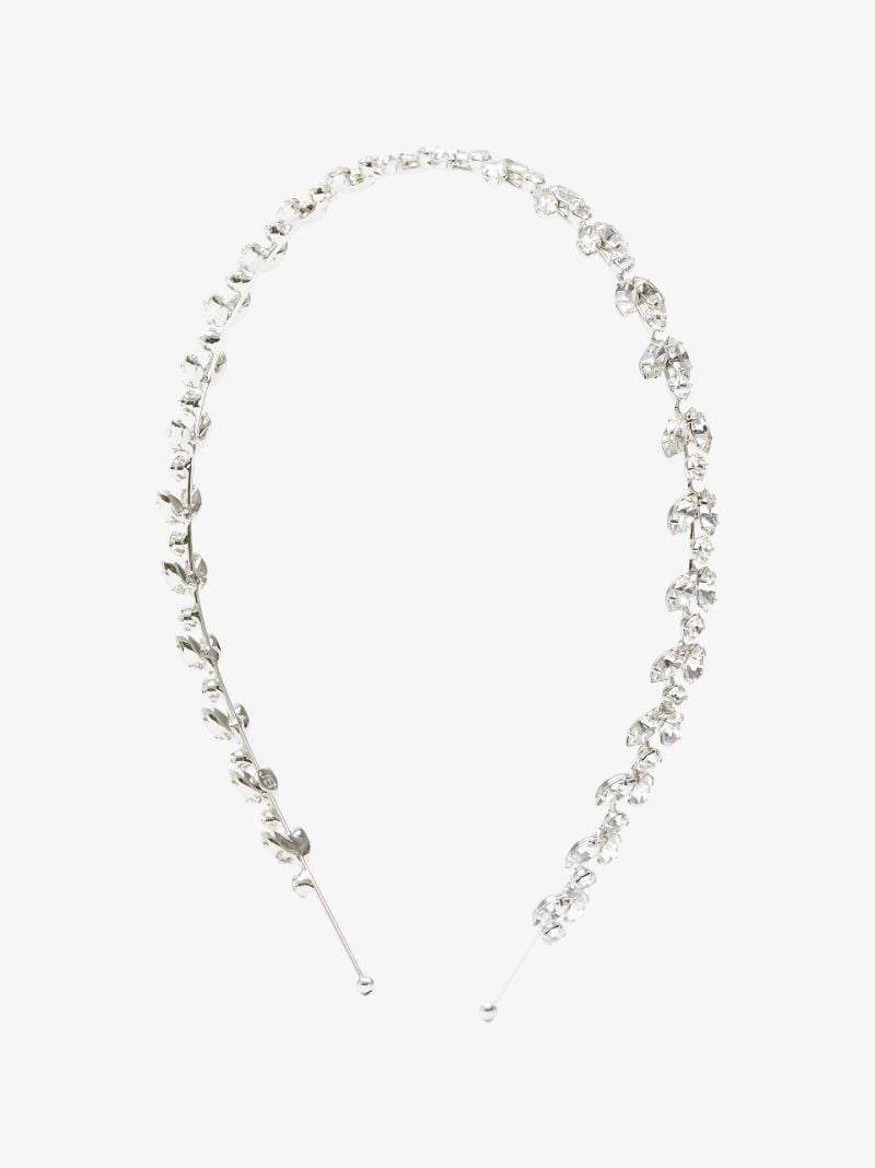 Silver Tone Roselyn Crystal Headband