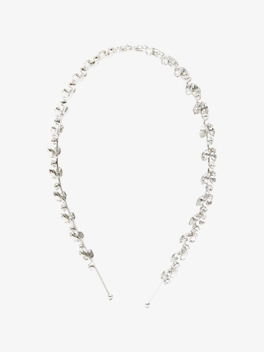 Silver Tone Roselyn Crystal Headband