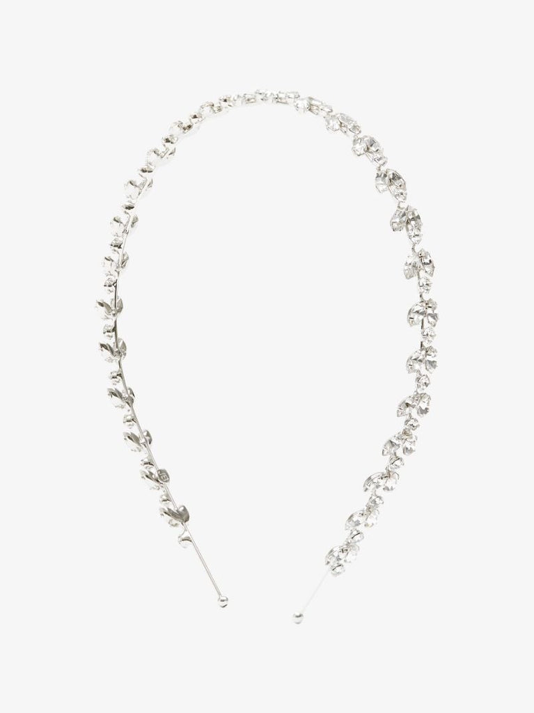 Silver Tone Roselyn Crystal Headband