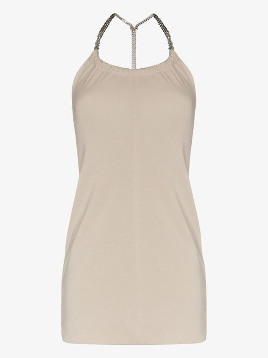 Chain Strap Halterneck Mini Dress