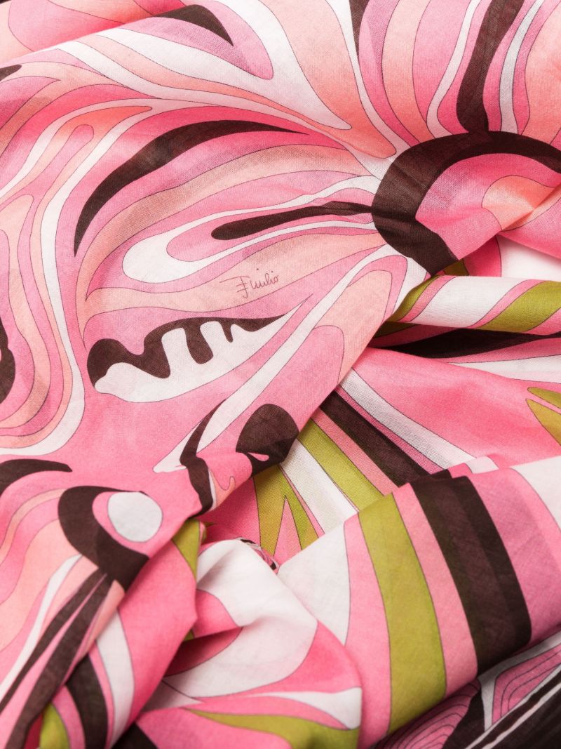 Africana Print Cotton CarrÃ_x0083_Â© Scarf