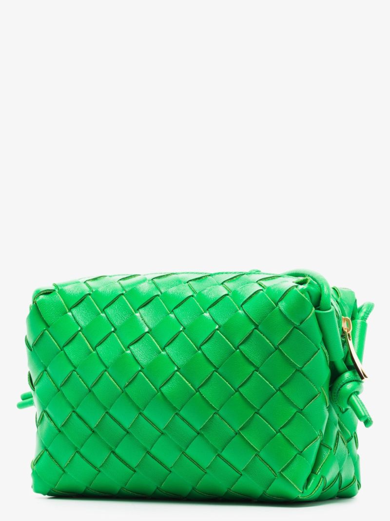 Green  Loop Mini Leather Bag