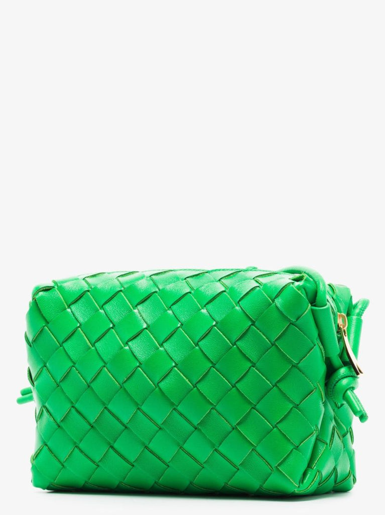 Green  Loop Mini Leather Bag