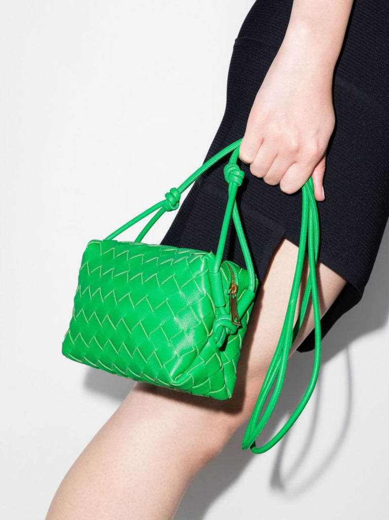 Green  Loop Mini Leather Bag
