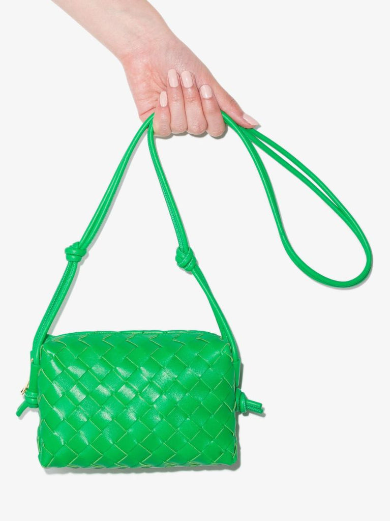 Green  Loop Mini Leather Bag