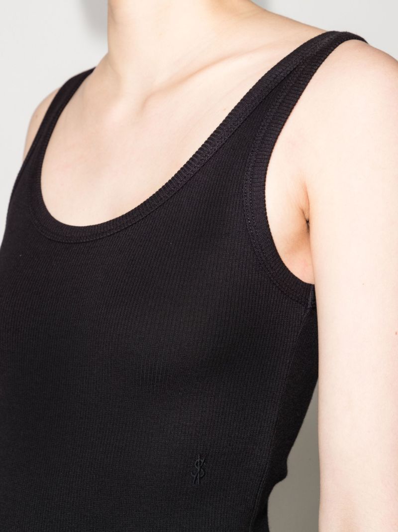 Ribbed Cotton Mini Dress