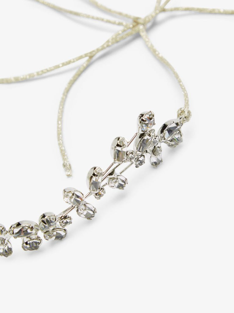 Silver Tone Vera Crystal Headband