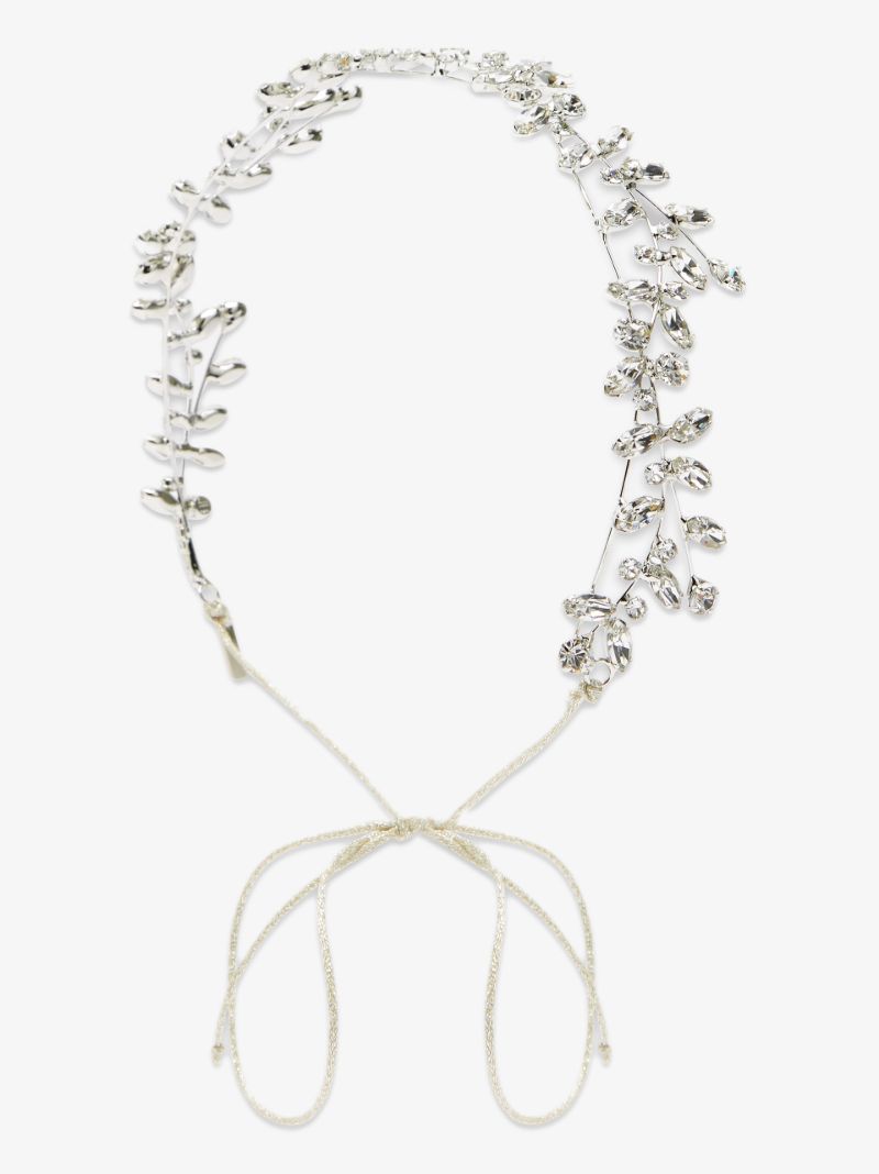 Silver Tone Vera Crystal Headband