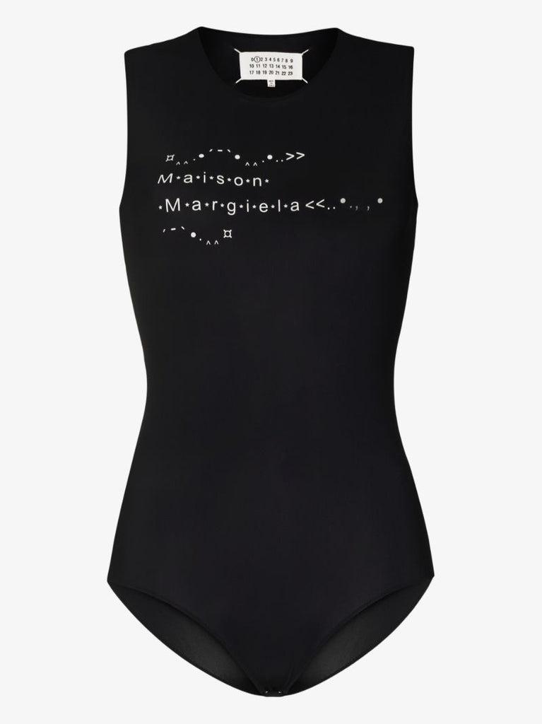 Printed Sleeveless Bodysuit