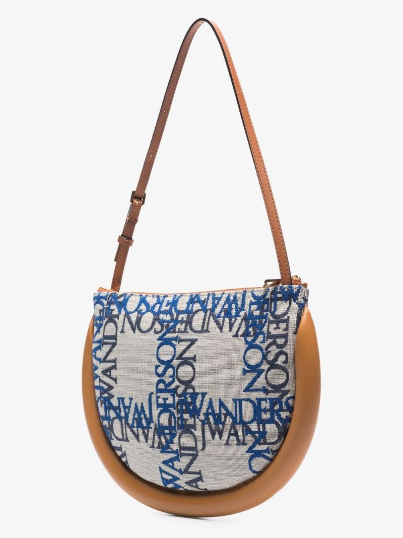 Neutral the Bumper Moon Logo Jacquard Shoulder Bag