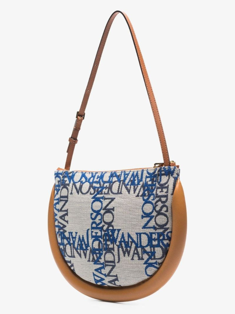 Neutral the Bumper Moon Logo Jacquard Shoulder Bag