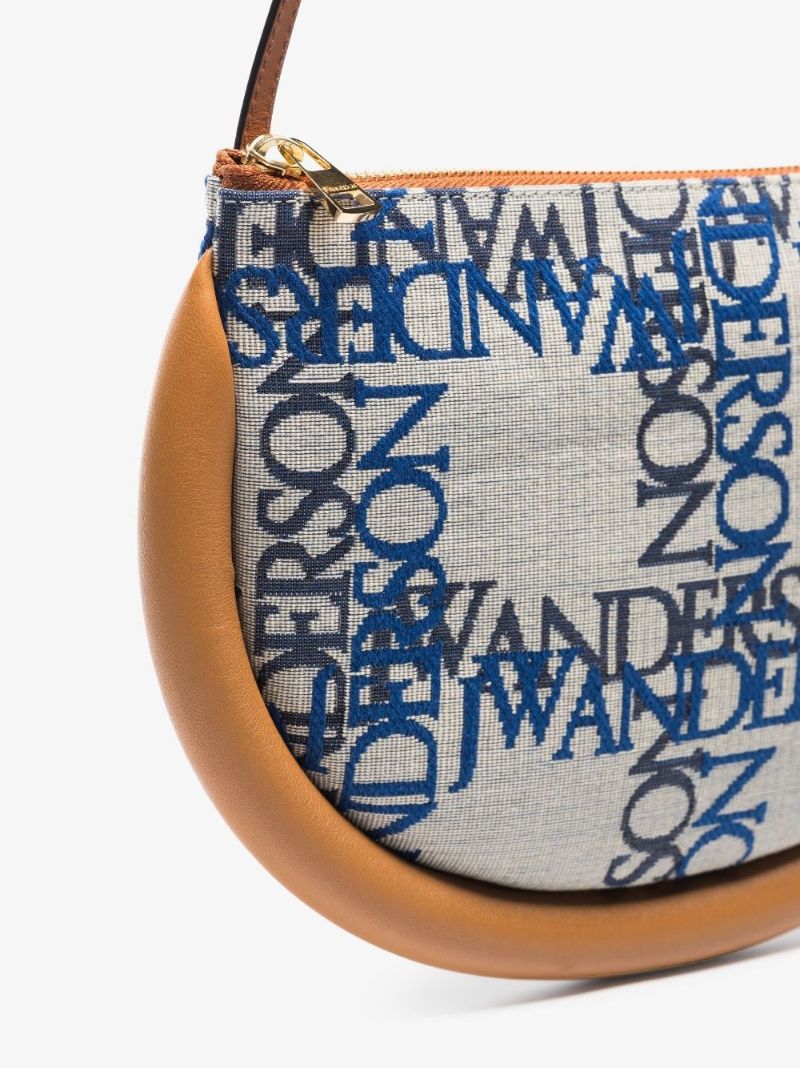 Neutral the Bumper Moon Logo Jacquard Shoulder Bag