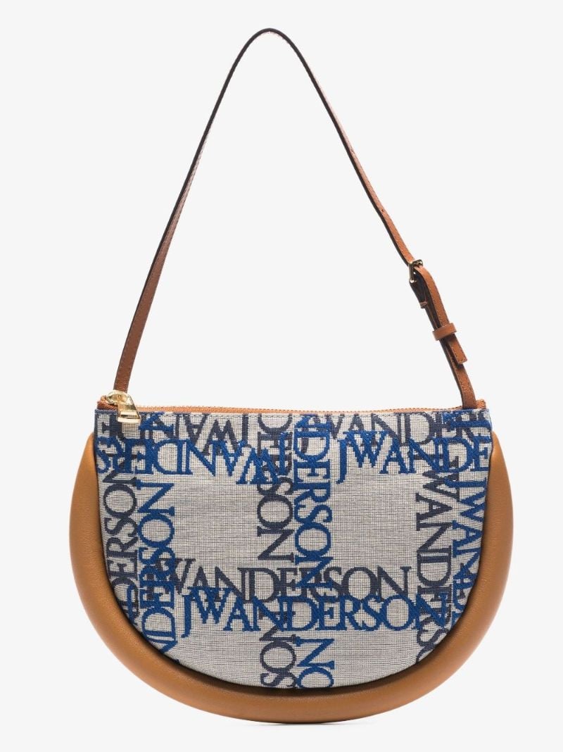 Neutral the Bumper Moon Logo Jacquard Shoulder Bag