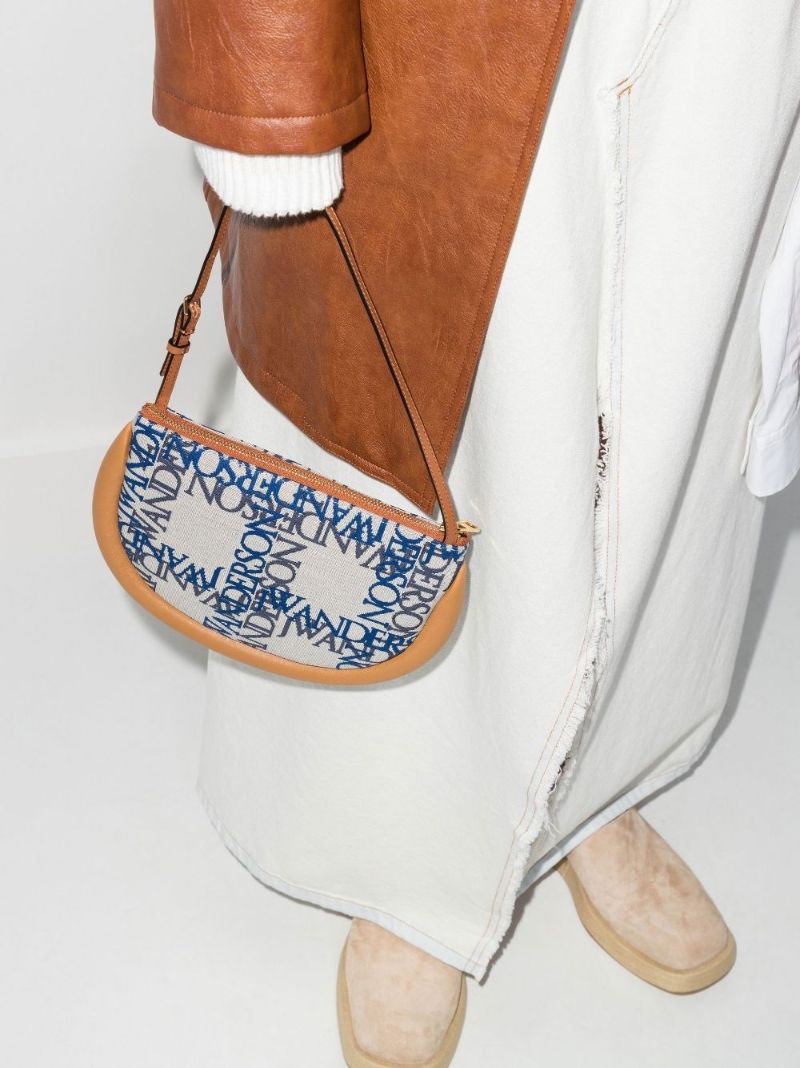 Neutral the Bumper Moon Logo Jacquard Shoulder Bag