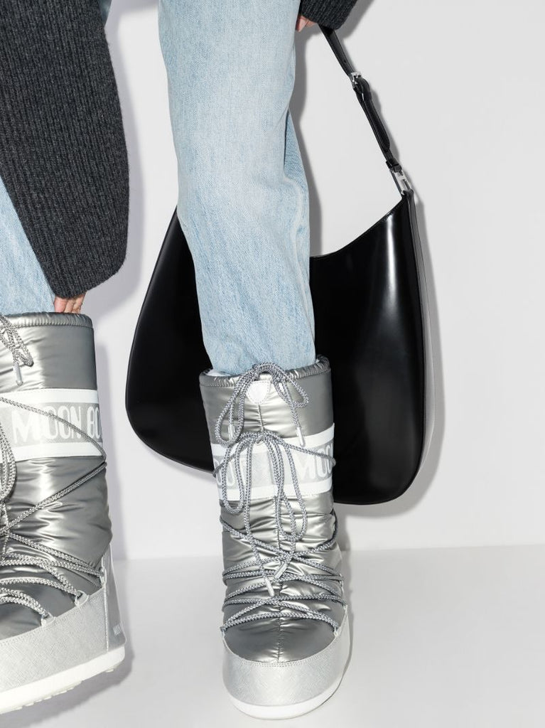 Silver Icon Pillow Snow Boots