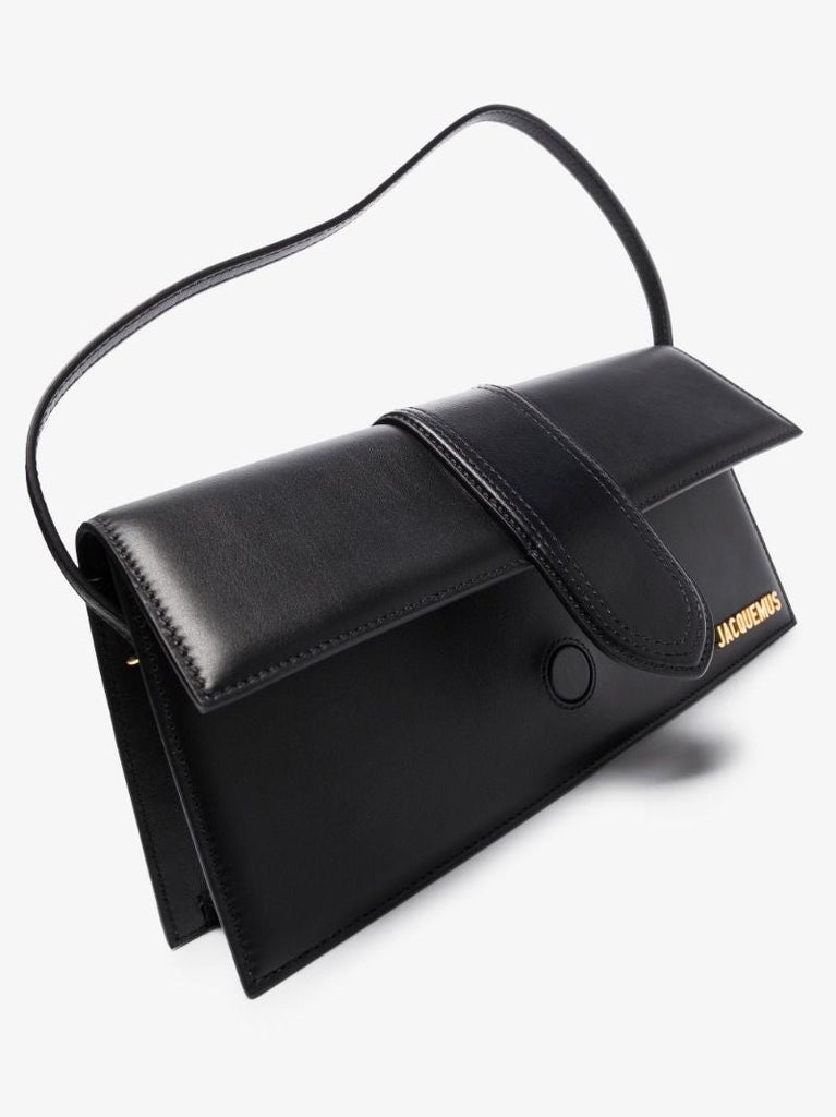 Black Le Bambino Long Leather Shoulder Bag