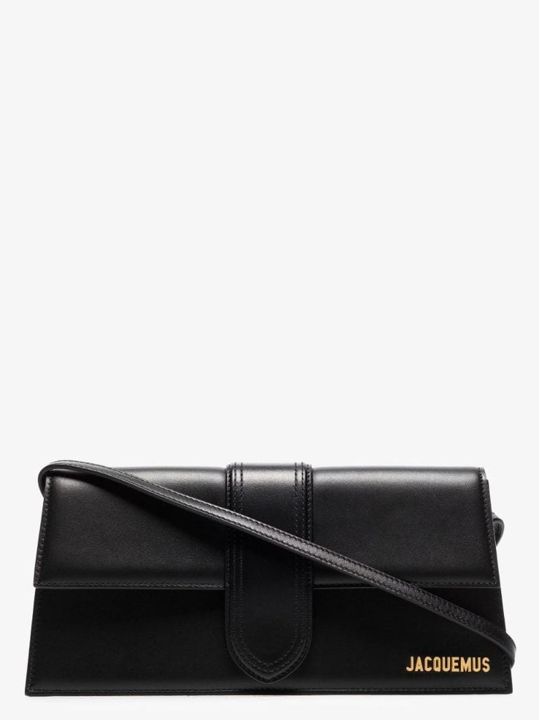 Black Le Bambino Long Leather Shoulder Bag