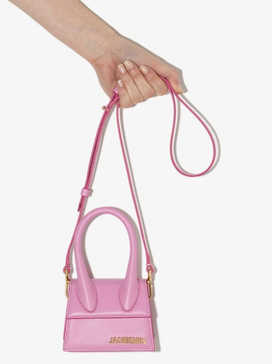 Pink Le Chiquito Leather Mini Bag