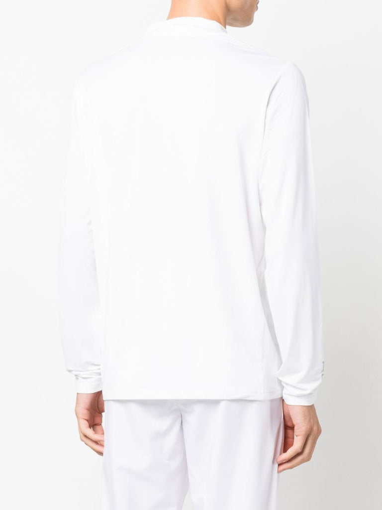 White Rlx Long Sleeve Mock Neck T-shirt