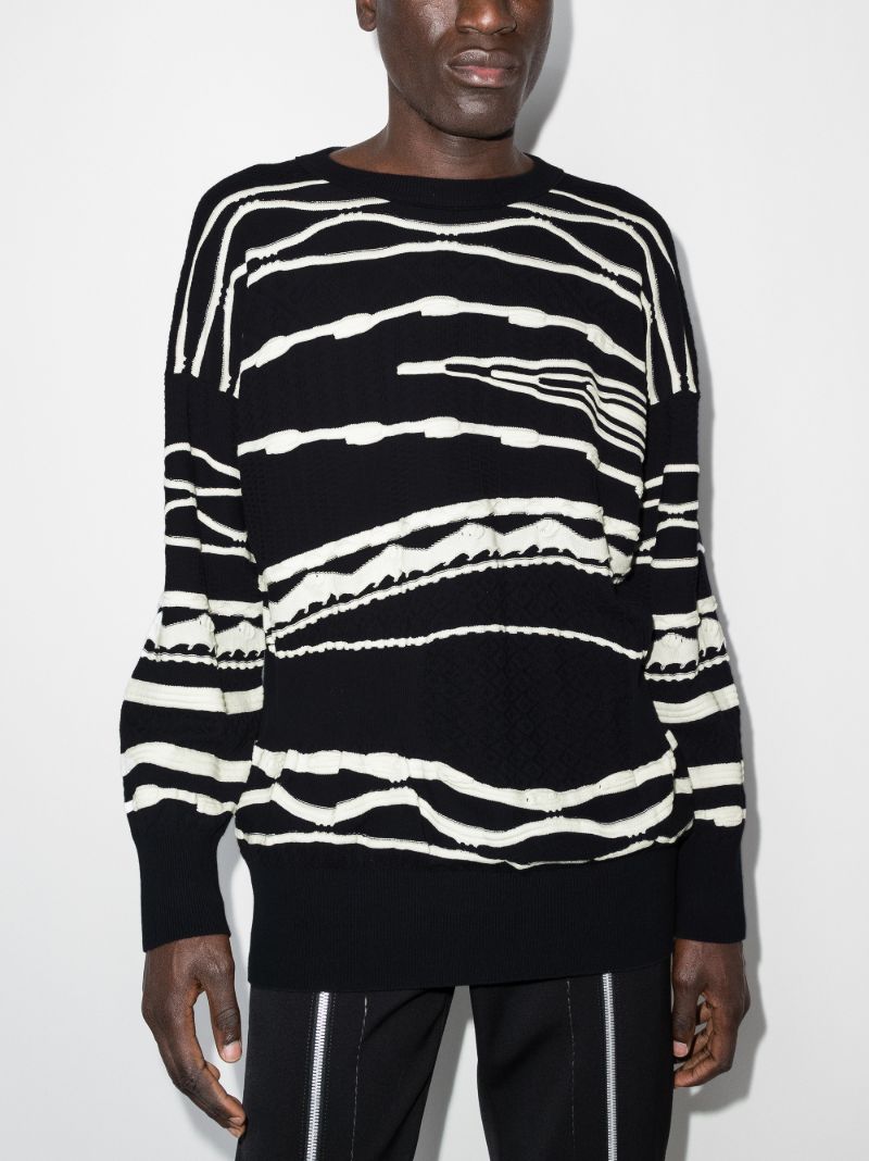 Abstract Knit Sweater