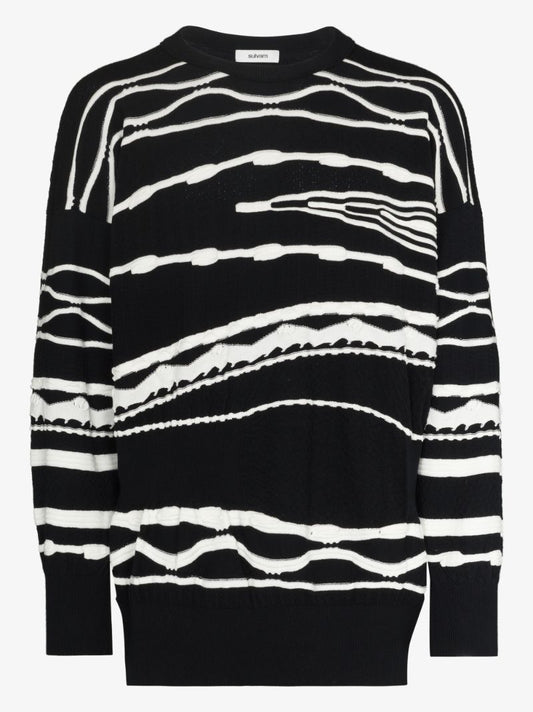 Abstract Knit Sweater