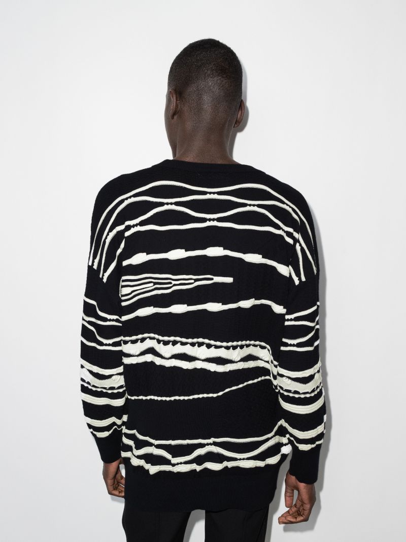 Abstract Knit Sweater