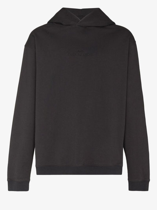 Logo Embroidered Cotton Hoodie