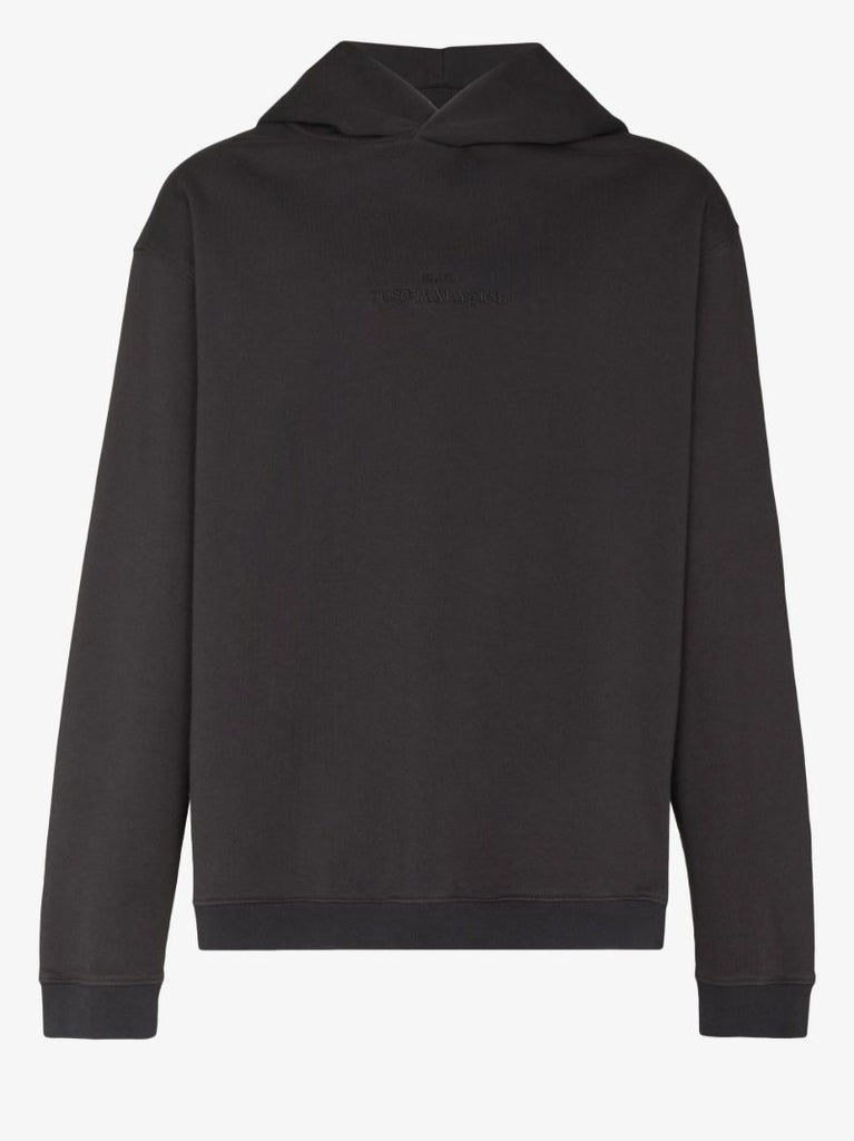 Logo Embroidered Cotton Hoodie