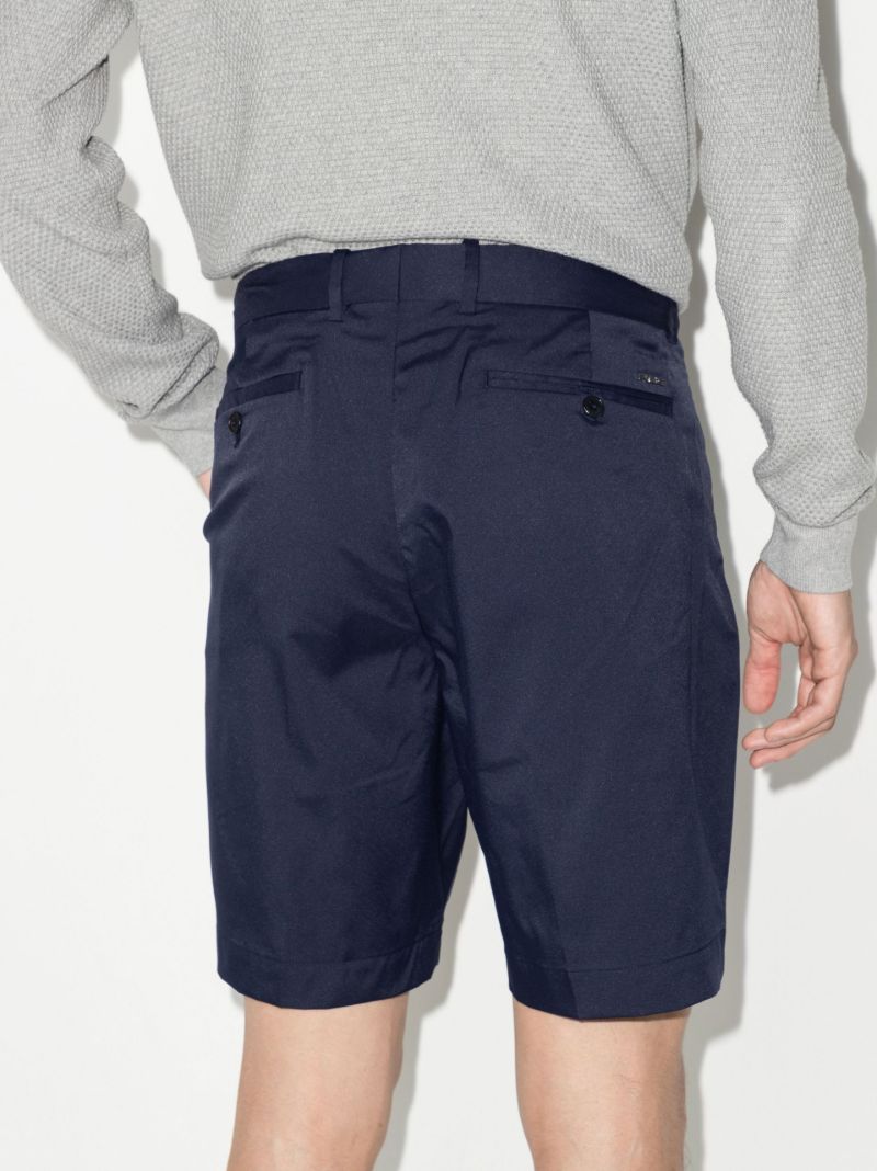 Blue Tailored Golf Shorts