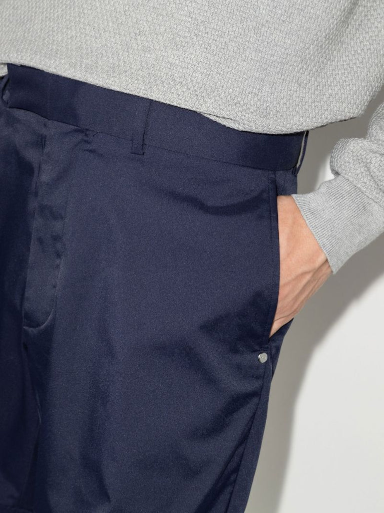 Blue Tailored Golf Shorts